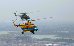 Trung tâm Hà Nội đặc biệt, nhìn từ trực thăng quân sự