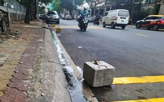 Ngang nhiên đặt chướng ngại vật trên đường