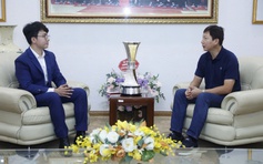 HLV Kim Sang-sik giao lưu với Báo Thanh Niên về hành trình vô địch U.23 Đông Nam Á 2025