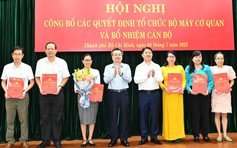 Thành ủy TP.HCM kiện toàn nhân sự cấp phòng cơ quan tham mưu