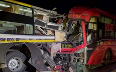 Xe khách bị nạn trên cao tốc Vĩnh Hảo - Phan Thiết, 3 người chết, nhiều người bị thương