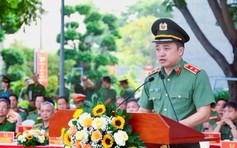 Trung tướng Mai Hoàng, Giám đốc Công an TP.HCM phát lệnh ra quân trấn áp tội phạm