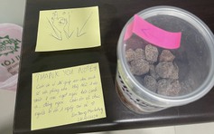 Điều tử tế từ những mẩu giấy nhắn gửi đồng nghiệp 'bí ẩn'