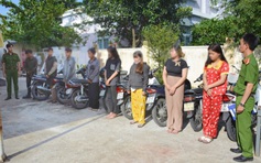 Nhóm nghi phạm nhỏ tuổi, bỏ học gây 9 vụ trộm xe máy trong nửa tháng