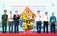 EVN đồng loạt khánh thành, khởi công 3 dự án điện hơn 14.100 tỉ đồng