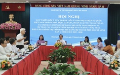 Thành ủy TP.HCM lấy ý kiến các thành viên MTTQ góp ý dự thảo văn kiện trình Đại hội Đảng