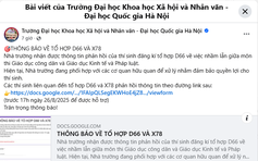 Xử lý thế nào khi thí sinh trượt oan do nhà trường nhầm tổ hợp?