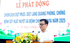 Sốt xuất huyết tăng 3 lần, TP.HCM phát động chiến dịch diệt muỗi, lăng quăng