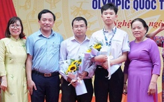 Nam sinh Nghệ An đoạt 2 huy chương vàng được thưởng 257 triệu đồng