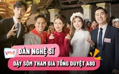 Rapper Đen Vâu, MC Nguyên Khang tại buổi tổng duyệt A80: Đây là khoảnh khắc không thể nào quên