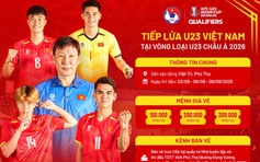 VFF có động thái đặc biệt, bán vé trực tiếp tại Phú Thọ: U.23 Việt Nam hãy chiến thắng!