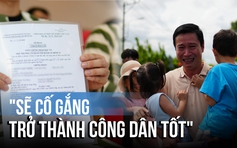 Phạm nhân được đặc xá ở dịp Quốc khánh: Sẽ nỗ lực sống lương thiện, là công dân tốt