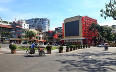 Quảng trường Đông Kinh Nghĩa Thục bị 'ném đá', đơn vị thiết kế nói gì?