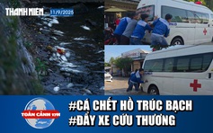 Toàn cảnh 17h: Vì sao cá chết trắng hồ Trúc Bạch? | Người dân đẩy xe cứu thương khi triều cường
