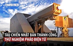 Pháo điện từ trên chiến hạm Nhật Bản thử nghiệm diệt mục tiêu