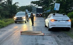 Điều tra nghi án người đàn ông dùng búa đập đầu người khác rồi lao vào xe tải