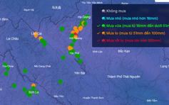 Dự báo thời tiết ngày 14.9: Cảnh báo mưa lớn cấp tập