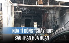 Cháy cửa hàng bán đồ câu cá lúc rạng sáng ở Cần Thơ