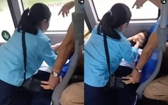 'Mưa tim' cho tiếp viên xe buýt giúp đỡ hành khách bị ngất