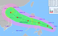 Sau bão số 9, Biển Đông đón bão Bualoi (bão số 10)