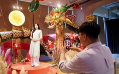 Đến nơi này check-in với lồng đèn 'khổng lồ' dài 18 mét