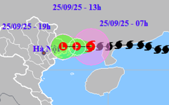 Bão số 9 giảm xuống cấp 8, bão Bualoi tăng lên cấp 12, hướng về Biển Đông