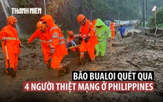 Bão Bualoi làm 4 người chết khi quét qua Philippines