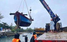 Ứng phó bão số 10: Đà Nẵng căng mình chống ngập, cấp tập gọi tàu vào bờ