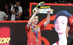 Cơ thủ Đài Loan nhận 1,8 tỉ đồng khi vô địch thế giới trên đất Việt Nam