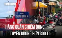 Tuyến đường dẫn vào phố cổ Hà Nội bị chiếm dụng như thế nào?