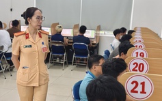 Từ 1.9, tất cả kỳ thi sát hạch lái xe dùng bộ đề 600 câu của CSGT