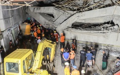 Indonesia chạy đua cứu hộ 38 người bị mắc kẹt do sập trường học