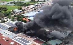 TP.HCM: Cháy lớn công ty in ấn bao bì ở xã Bà Điểm