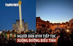 Ukraine bùng phát biểu tình vì dự luật liên quan quân nhân