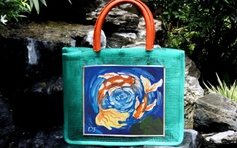 Túi tái chế từ lưới đánh cá cũ đi chợ, đi chơi