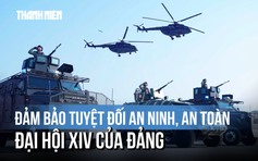 Toàn cảnh lễ xuất quân bảo đảm an ninh, trật tự Đại hội XIV của Đảng