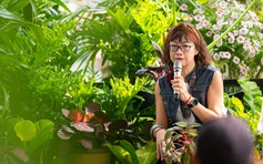 Một không gian xanh mướt hiếm có ở đô thị trong sách của Trần Thùy Linh