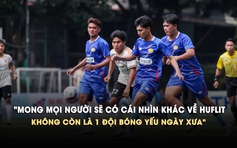 Hậu vệ HUFLIT thừa nhận chủ quan trên thế thắng, quyết đấu Trường ĐH Tôn Đức Thắng để giành vé play-off