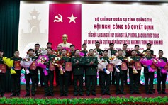 Quảng Trị: Điều động 78 sĩ quan quân đội về Ban Chỉ huy quân sự cấp xã
