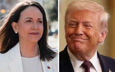 Lãnh đạo đối lập Venezuela 'tặng' giải Nobel Hòa bình cho ông Trump