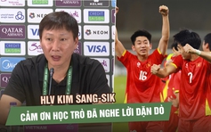 HLV Kim Sang-sik cảm ơn học trò ‘đã nghe lời dặn dò’, HLV U.23 UAE tiếc nuối