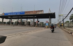 Trạm thu phí trên QL51 bỏ không, cản trở giao thông