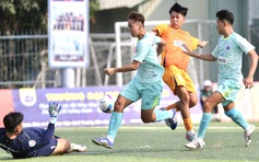 ĐH Trà Vinh 7-0 Trường ĐH FPT Cần Thơ: ‘Vỡ trận’ hiệp 2