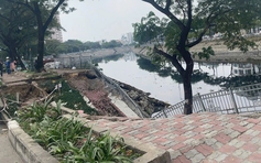 Người dân dọc đường Trần Xuân Soạn lo sụt lún nghiêm trọng giống bờ kè kênh Tàu Hủ