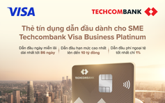 Techcombank Visa Business Platinum: miễn lãi tới 86 lãi ngày, hạn mức đến 10 tỉ đồng