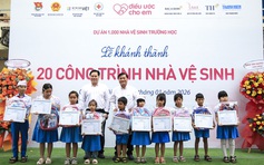 Trao học bổng, khánh thành 20 nhà vệ sinh cho học sinh Quảng Ngãi: Chung tay vì tương lai