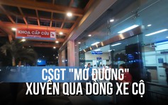 Nghẹt thở CSGT Tân Sơn Nhất hỗ trợ cứu bé trai 2 tuổi bị hóc dị vật