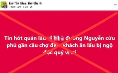 Thông tin 'thực khách ăn lẩu bị ngộ độc' tại TP.HCM là tin giả