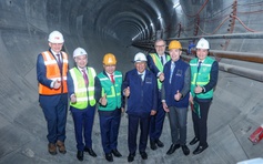Chủ tịch Hội đồng châu Âu thăm dự án metro số 3 Hà Nội
