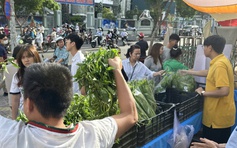 Rau sạch 'cháy hàng' giữa TP.HCM, từ vườn quê lên bàn ăn cuối tuần